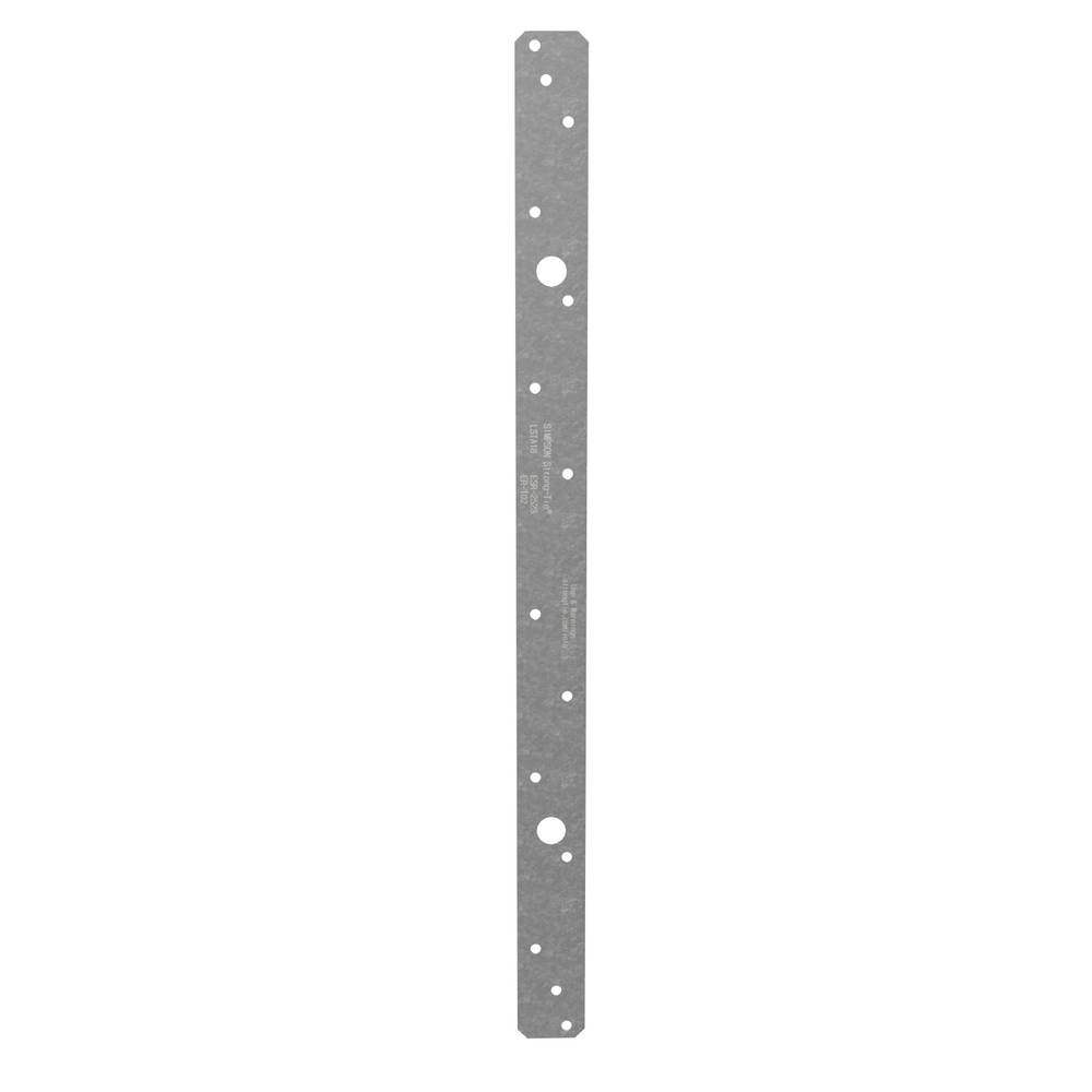 Simpson Strong-Tie 18-in 20-Gauge Galvanized Steel Foundation Strap Wood To Wood | LSTA18