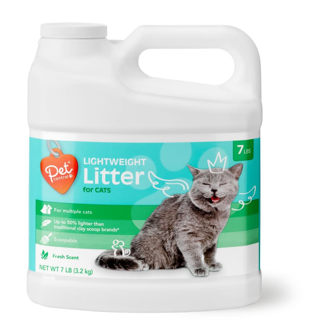 Pet Central Lightweight Cat Litter, Fresh (7 lbs)