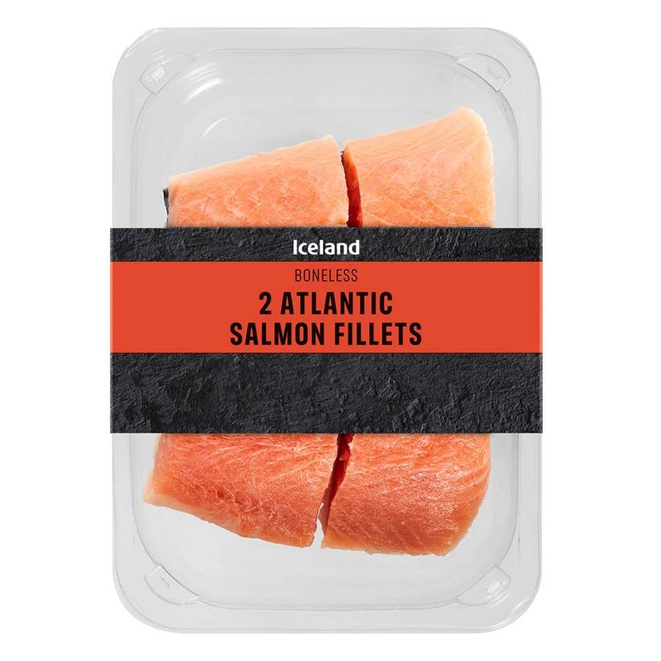 Iceland Boneless Atlantic Salmon Fillets (2 pack)