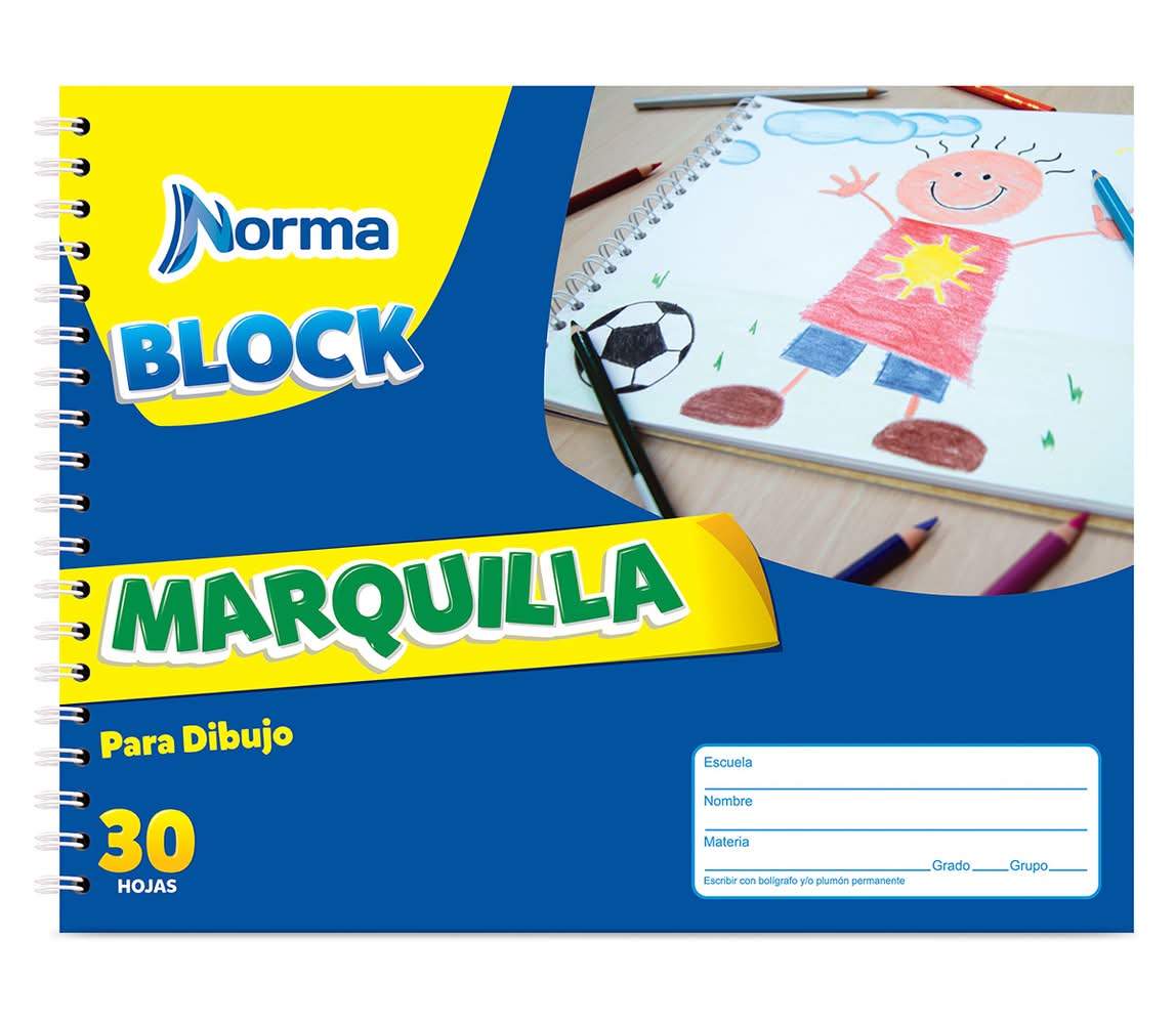 Norma · Block de dibujo marquilla (400 g)