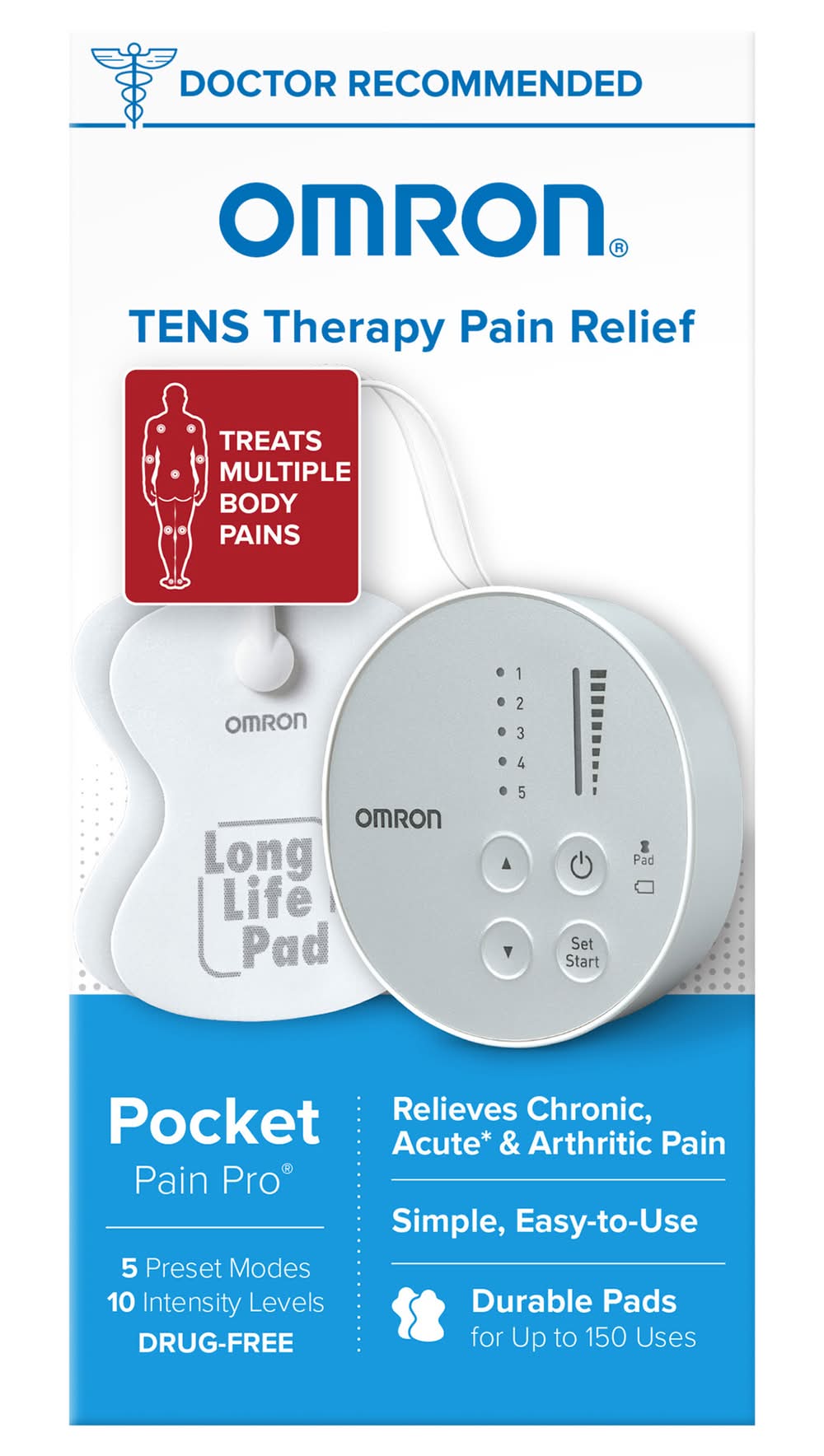 OMRON Pocket Pain Pro Tens Therapy Reliever