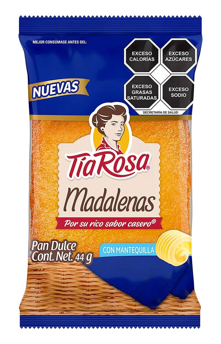 Tía Rosa pan dulce madalenas con mantequilla