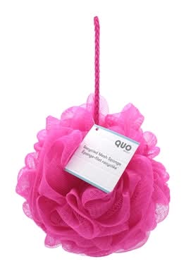 Quo beauty éponge de bain - mesh sponge (rose)