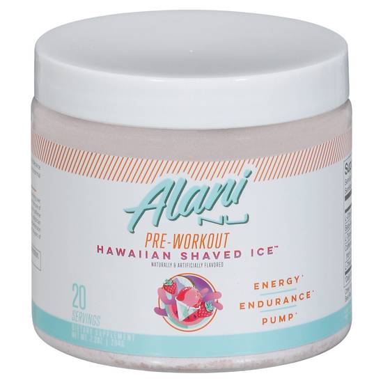 Alani Nu Hawaiian Shaved Ice Flavor Pre-Workout (7.2 oz)