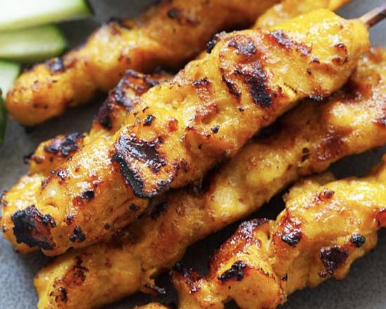 A8. Chicken Satay (4)