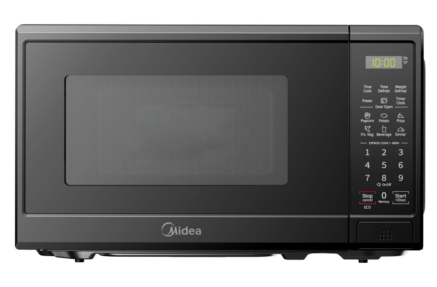 Midea 0.7-cu ft 700 -Watt Countertop Microwave ( Black )