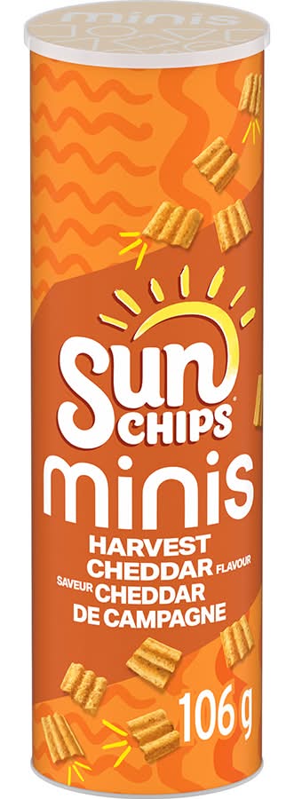Sun Chips Minis Multigrain Snacks, Harvest Cheddar (106 g)