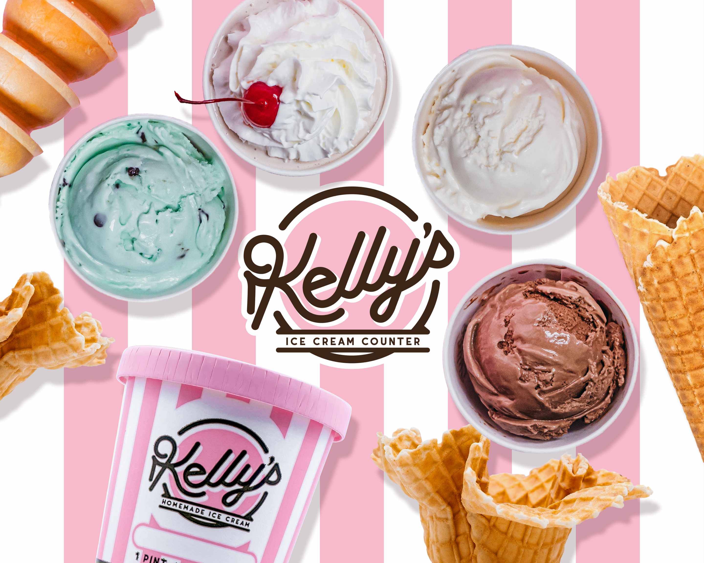 Order Kelly's Homemade Ice Cream (Packing District) Menu Delivery【Menu ...