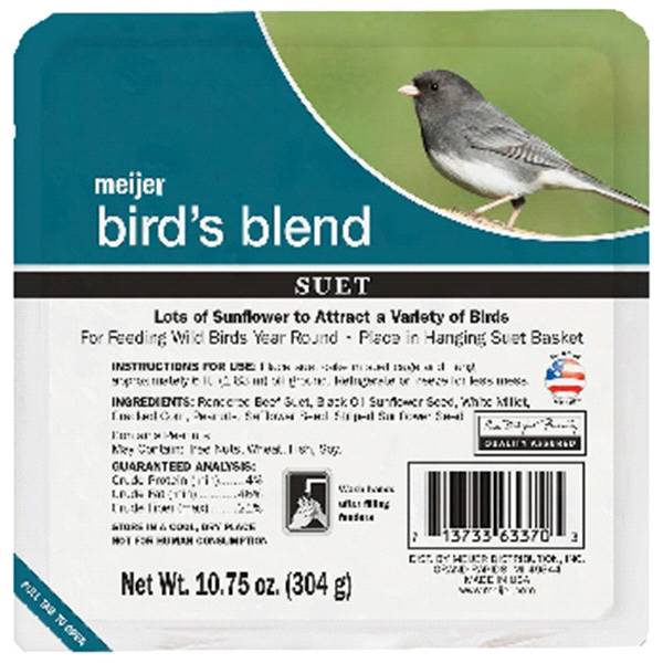 Meijer Bird's Blend Wild Bird Suet, 10.75 oz