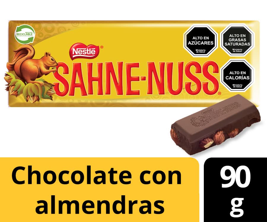 Chocolate Sahne Nuss Barra 90g
