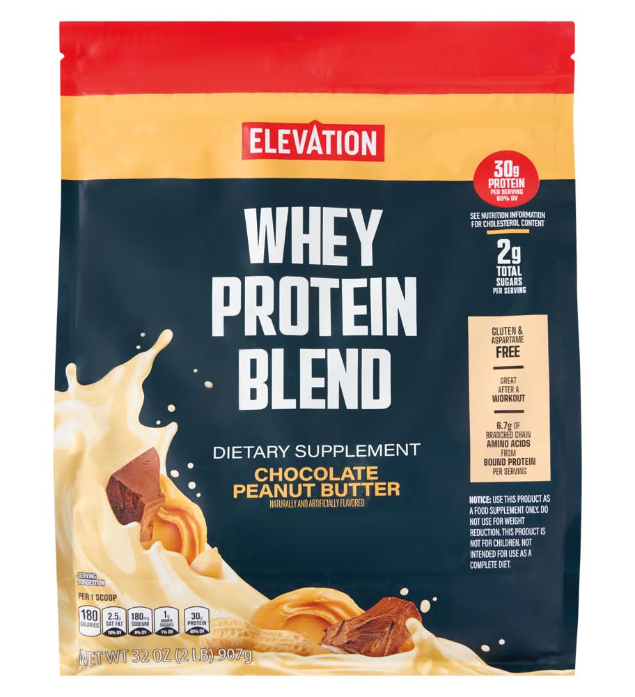 Elevation Chocolate Peanut Butter Protein Powder