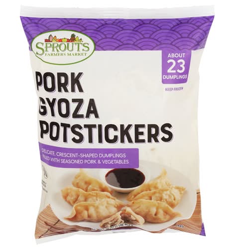 Sprouts Pork Gyoza Potstickers