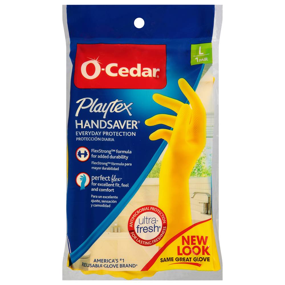 O-Cedar Playtex Handsaver Large Gloves