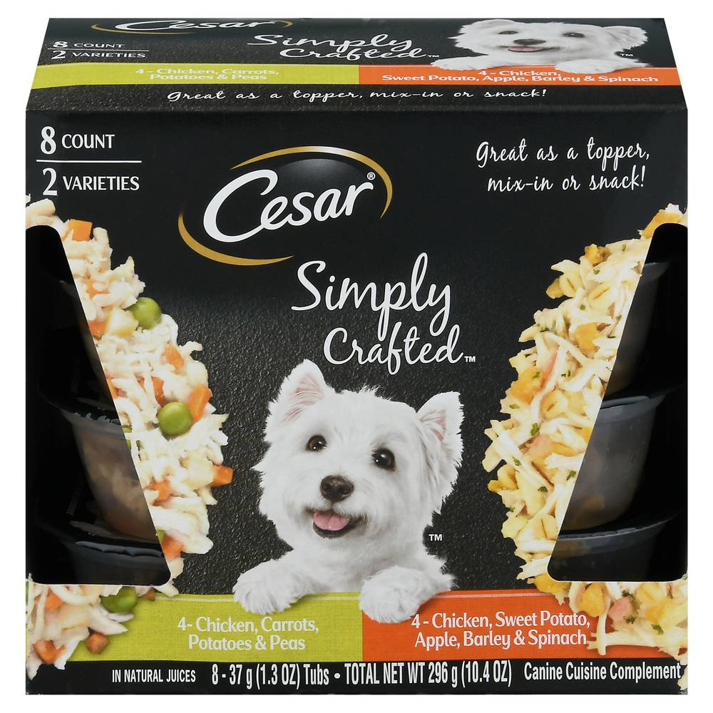 Cesar Simply Crafted Variety pack Adult Wet Dog Food (10.4 oz)