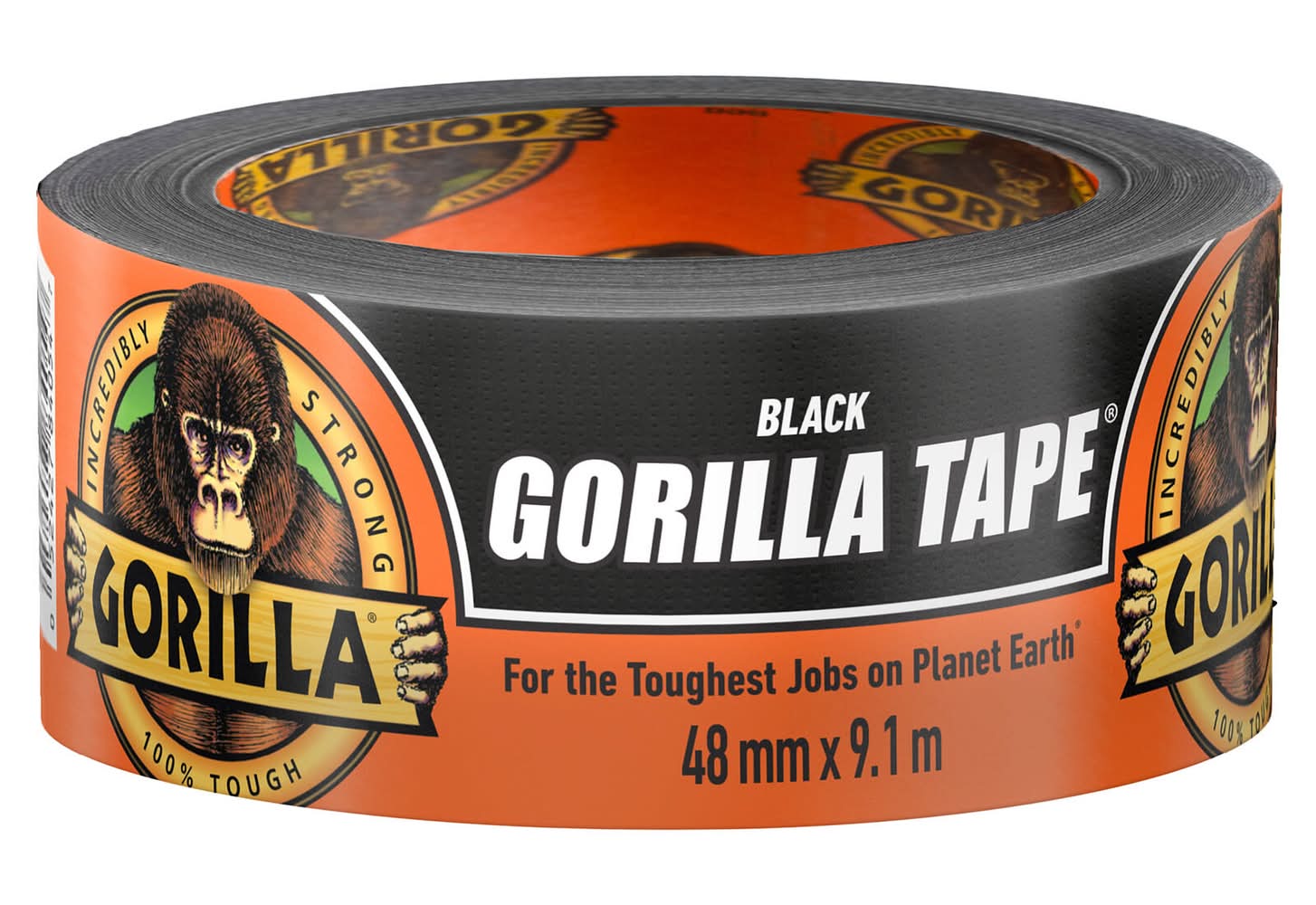 Gorilla 48mm x 9m Black Cloth Tape