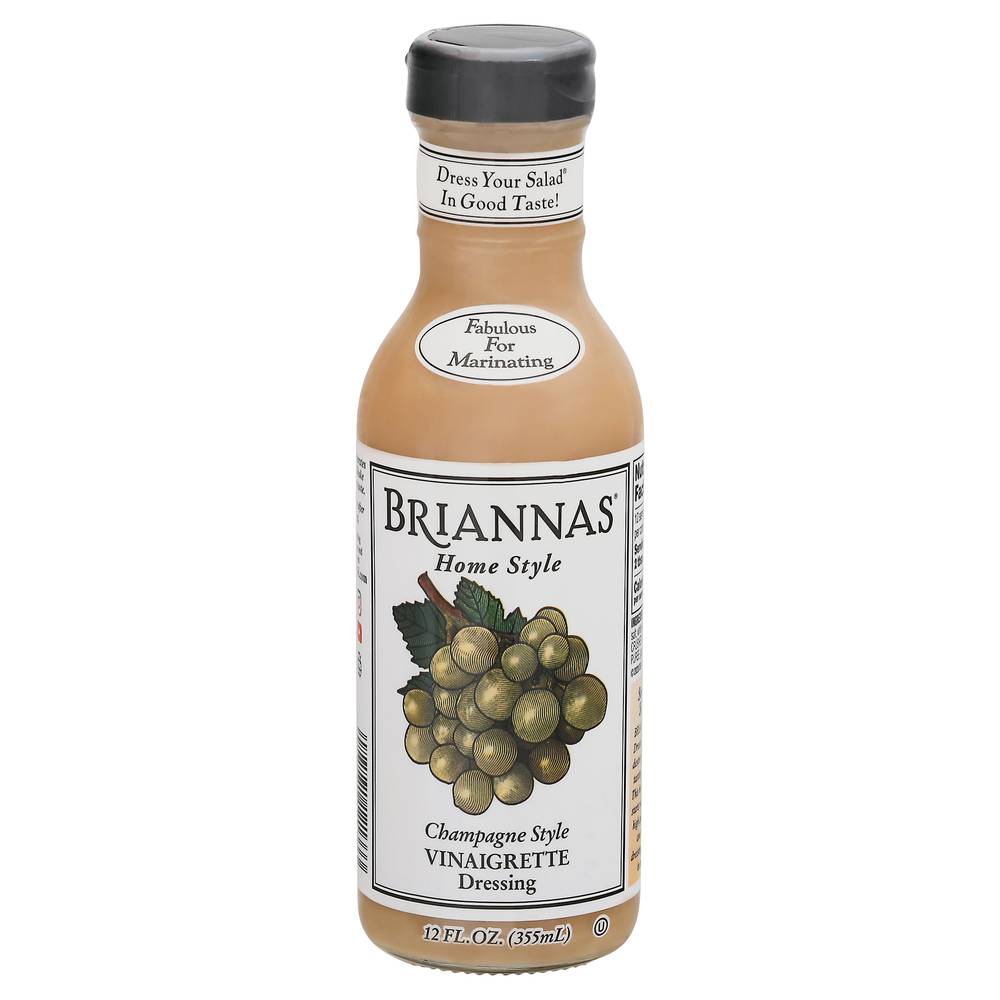 Briannas Home Style Champagne Style Vinaigrette Dressing (12 fl oz)