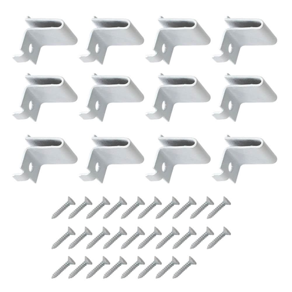 Project Source 0.77-in L x 0.63-in W x 0.984-in D White Shelf pins