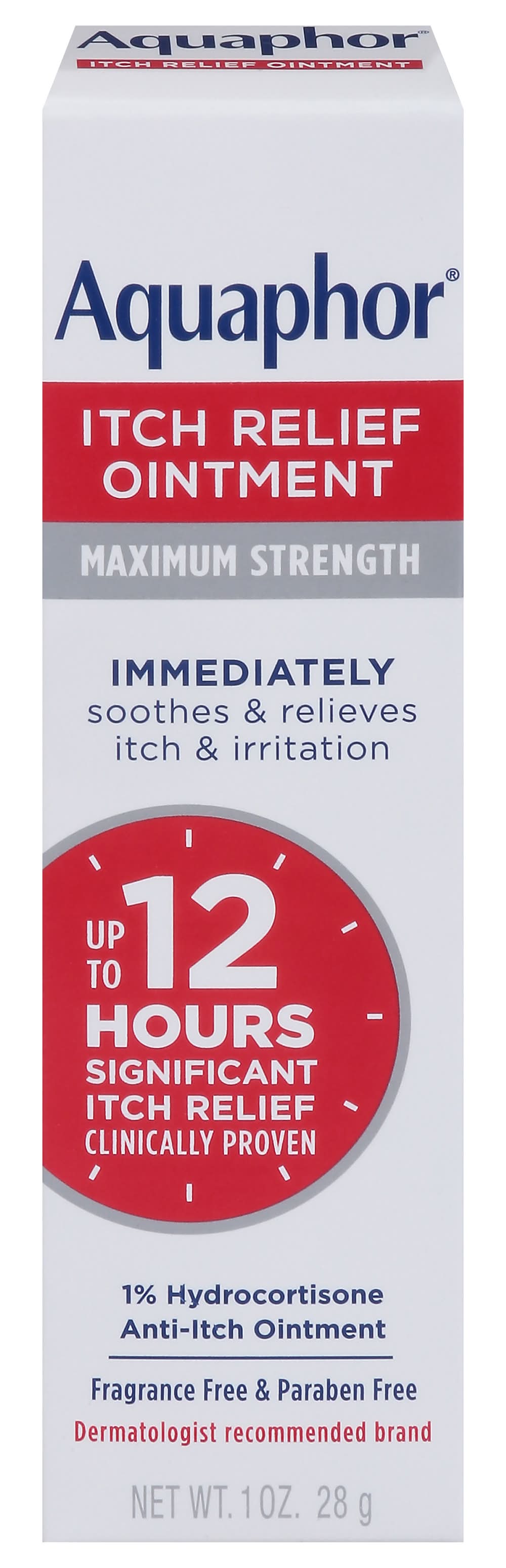 Aquaphor Maximum Strength Itch Relief Ointment (28 g)