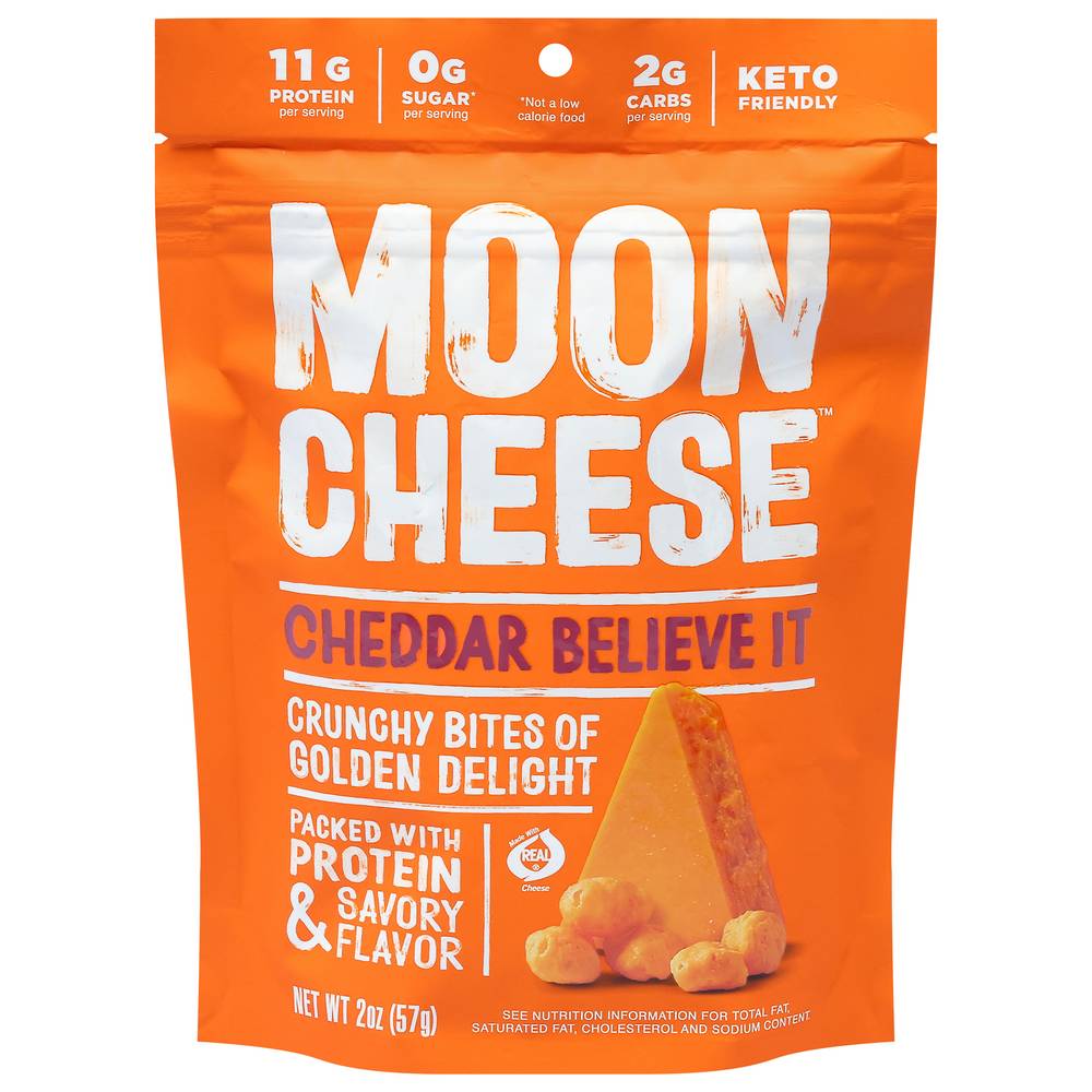 Moon Cheese Savory Flavor Cheddar Crunchy Bites (2 oz)