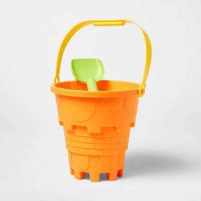 Sand Bucket with Shovel Orange - Sun Squad™