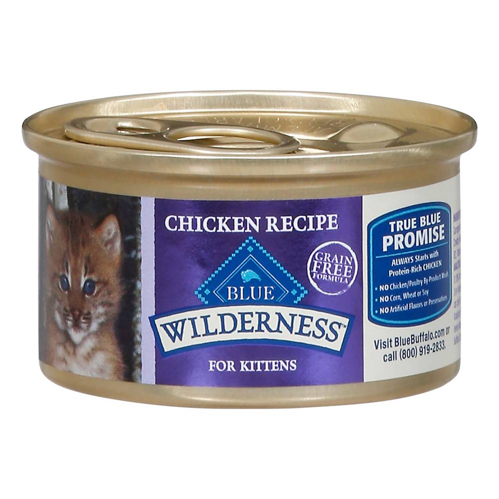 Blue Buffalo Wilderness Formula Chicken Recipe For Kittens (3 oz)