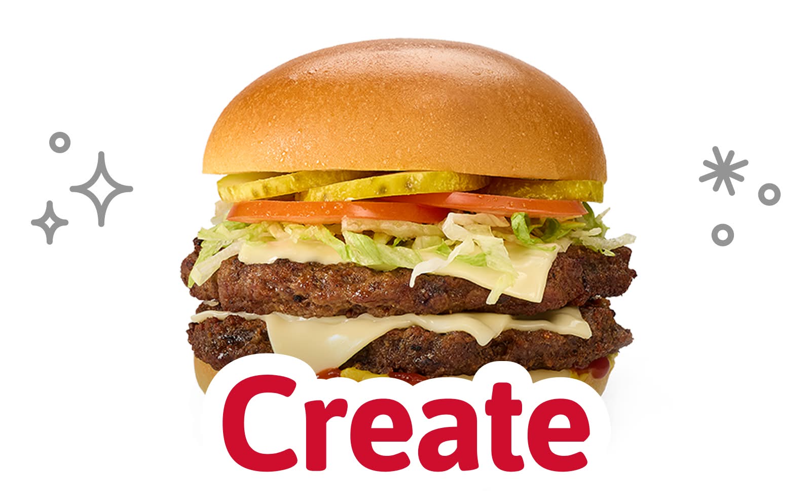 Create Your Own Double Burger