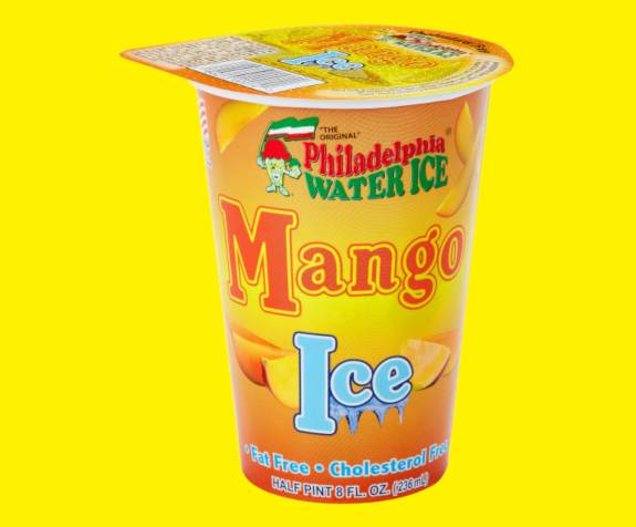 Philadelphia Water Ice - Mango Ice Cup -12/8 oz (1X12|1 Unit per Case)
