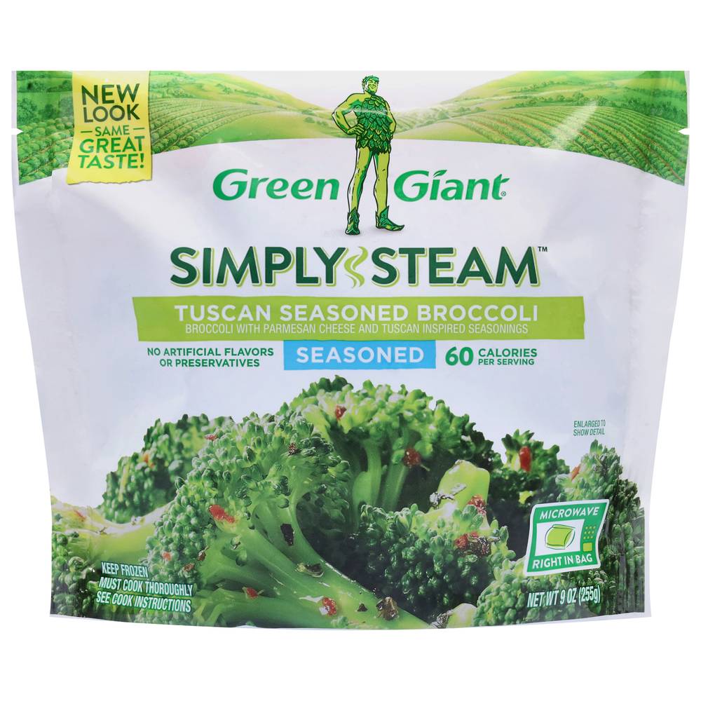 Green Giant Simply Steam Broccoli Tuscan Seasoned