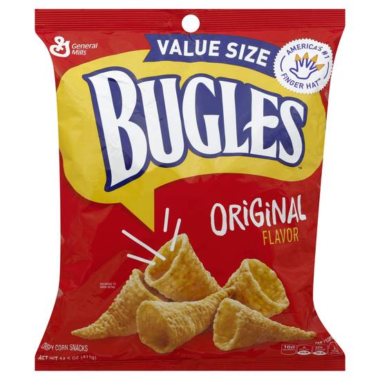 Bugles Corn Snacks Original Crispy