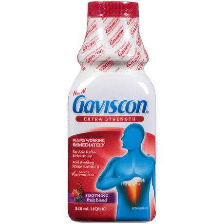 Gaviscon Soothing Fruit Blend Flavoured Extra Strength Antiacid (340 ml)