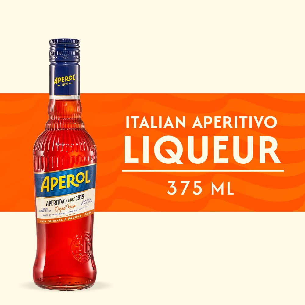 Aperol Italian Aperitivo Liqueur (375 ml)