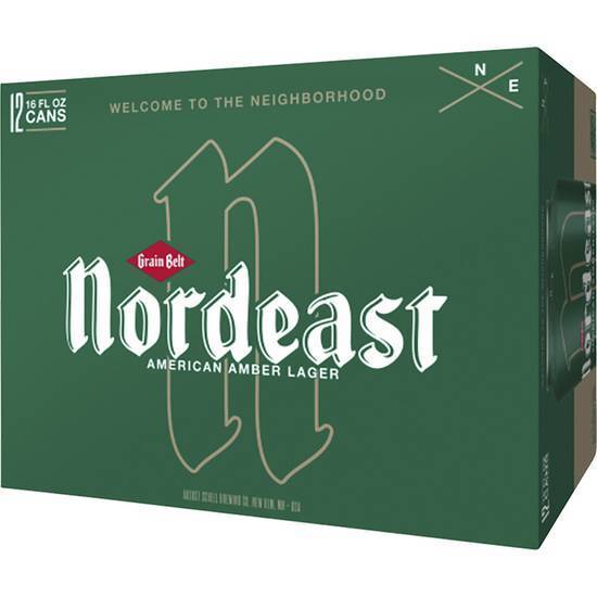 Grain Belt Nordeast Lager (12ct,16 floz)