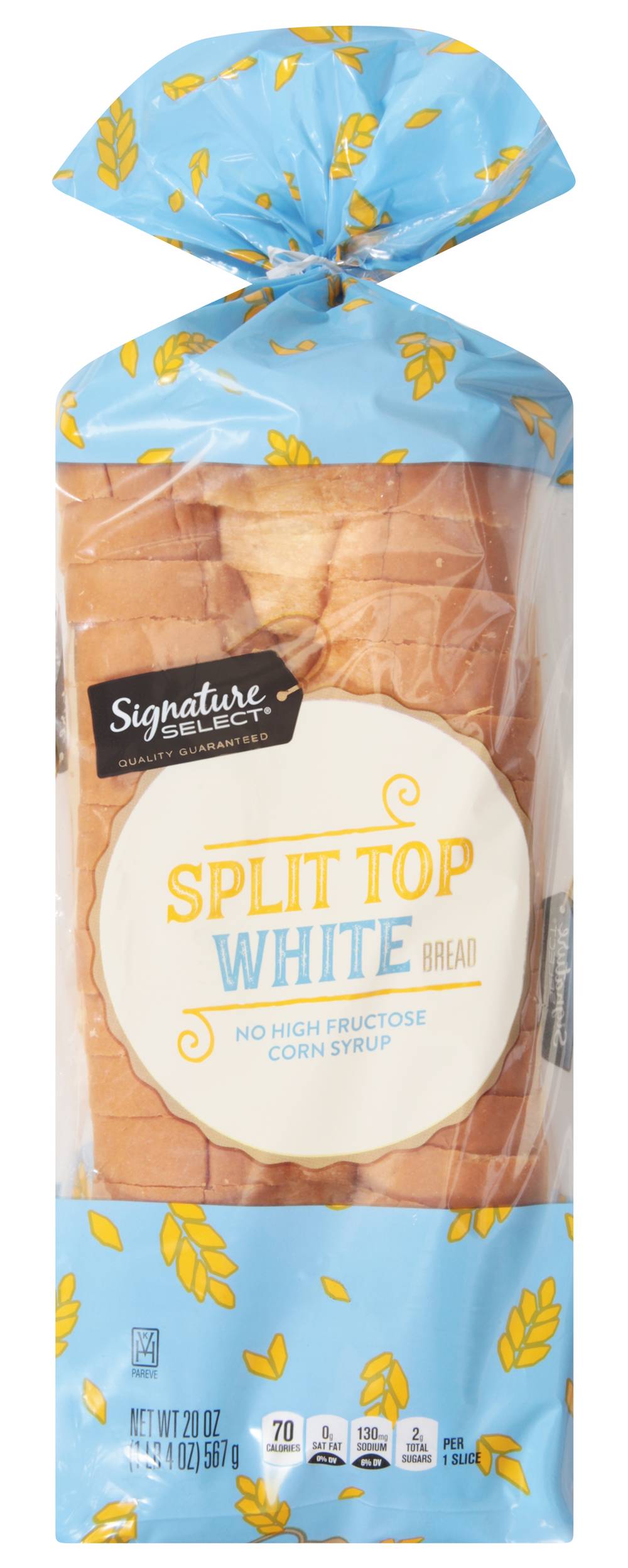 Signature Select Split Top White Bread (20 oz)