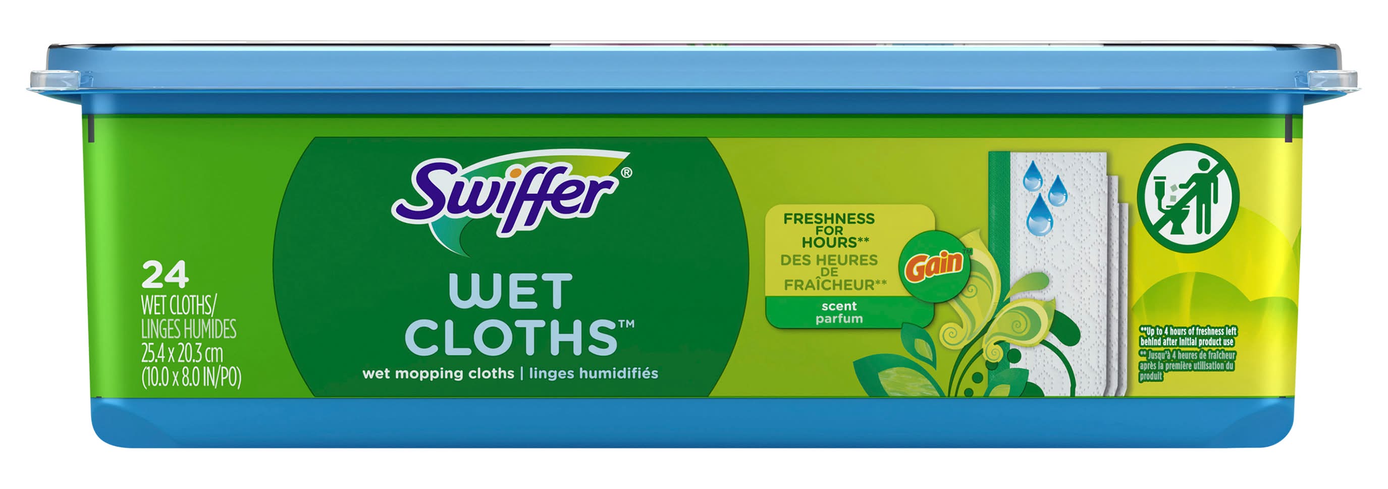 Swiffer Wet Mopping Cloths, Gain (24 ct)