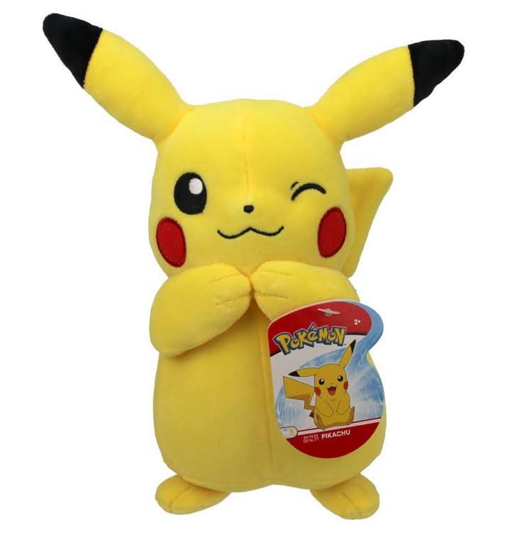 Jazwares Pokemon Wave Plush Toy 2+ Years, 8 in