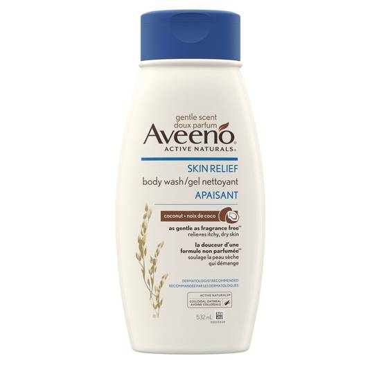 Aveeno Coconut Body Wash Coconut Scent (532 ml)
