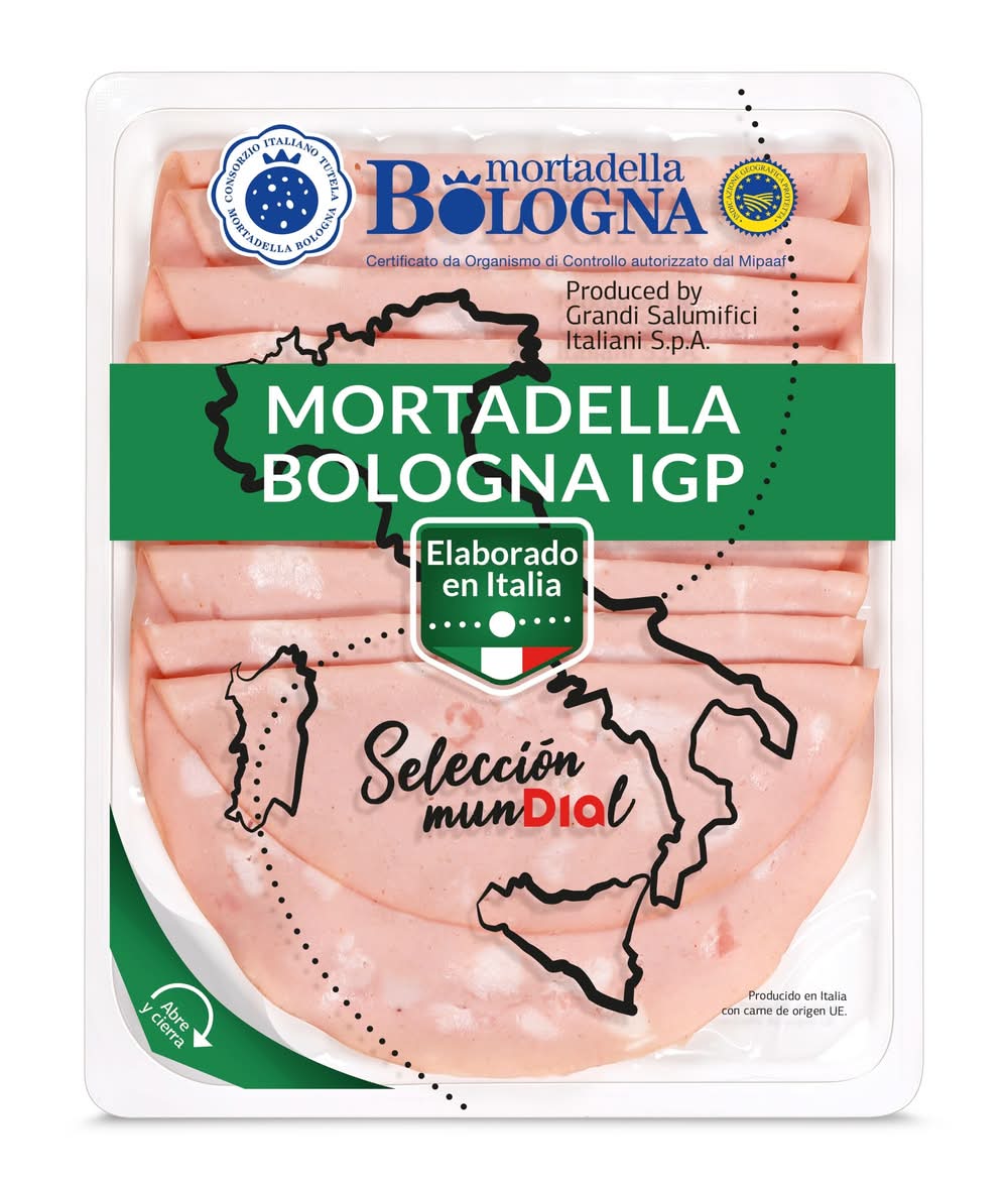 Mortadela Bologna I.G.P. Dia Selección Mundial Sobre 150 G