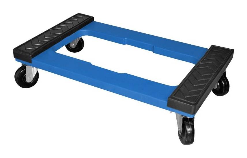 Milwaukee 1000-lb Capacity 4 -Wheel Blue Resin Dolly | 73730