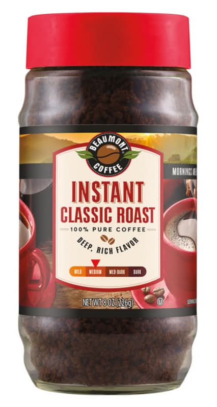 Beaumont Instant Classic Roast Coffee (8 oz)