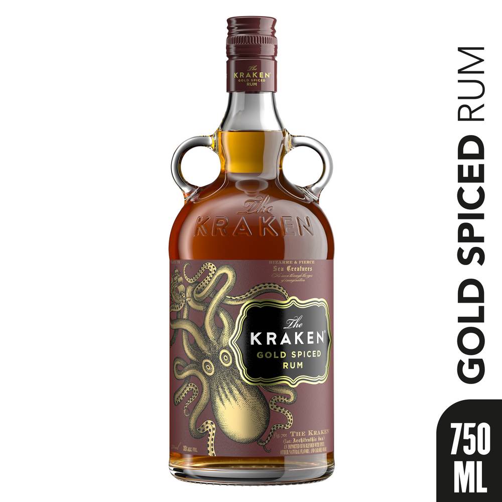 The Kraken Gold Spiced Rum (750 ml)