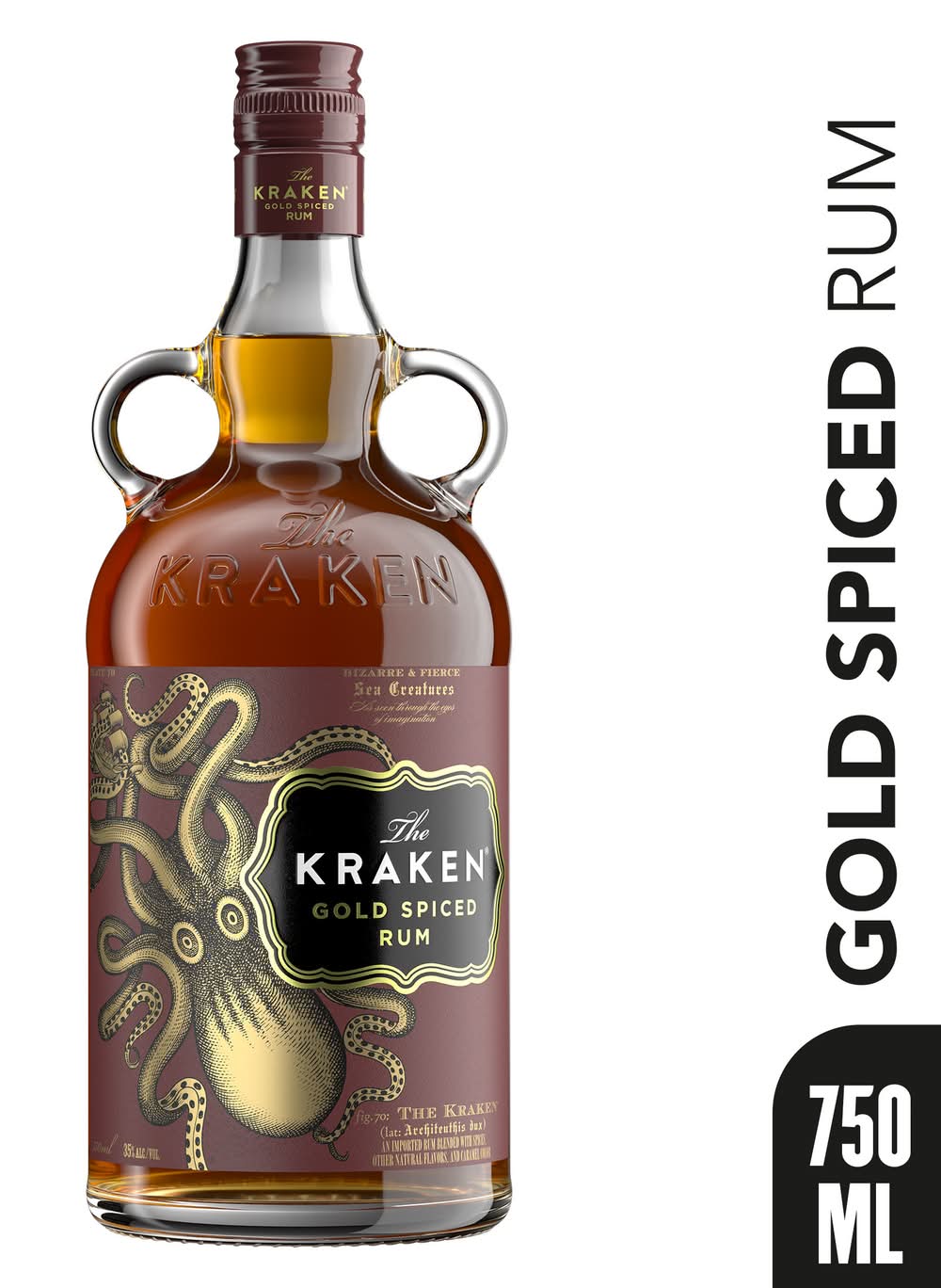 The Kraken Gold Spiced Rum (750 ml)