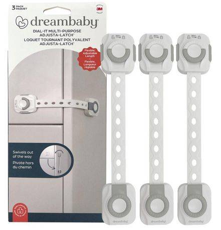 Dreambaby Dial-It Adapta Strap Latch (3 ct)