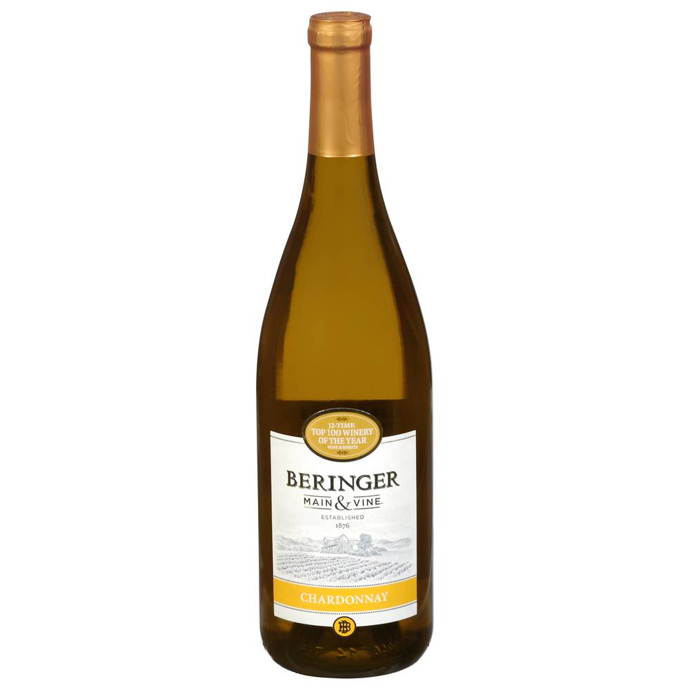 Beringer Main & Vine California Chardonnay White Wine 1876 (750 ml)