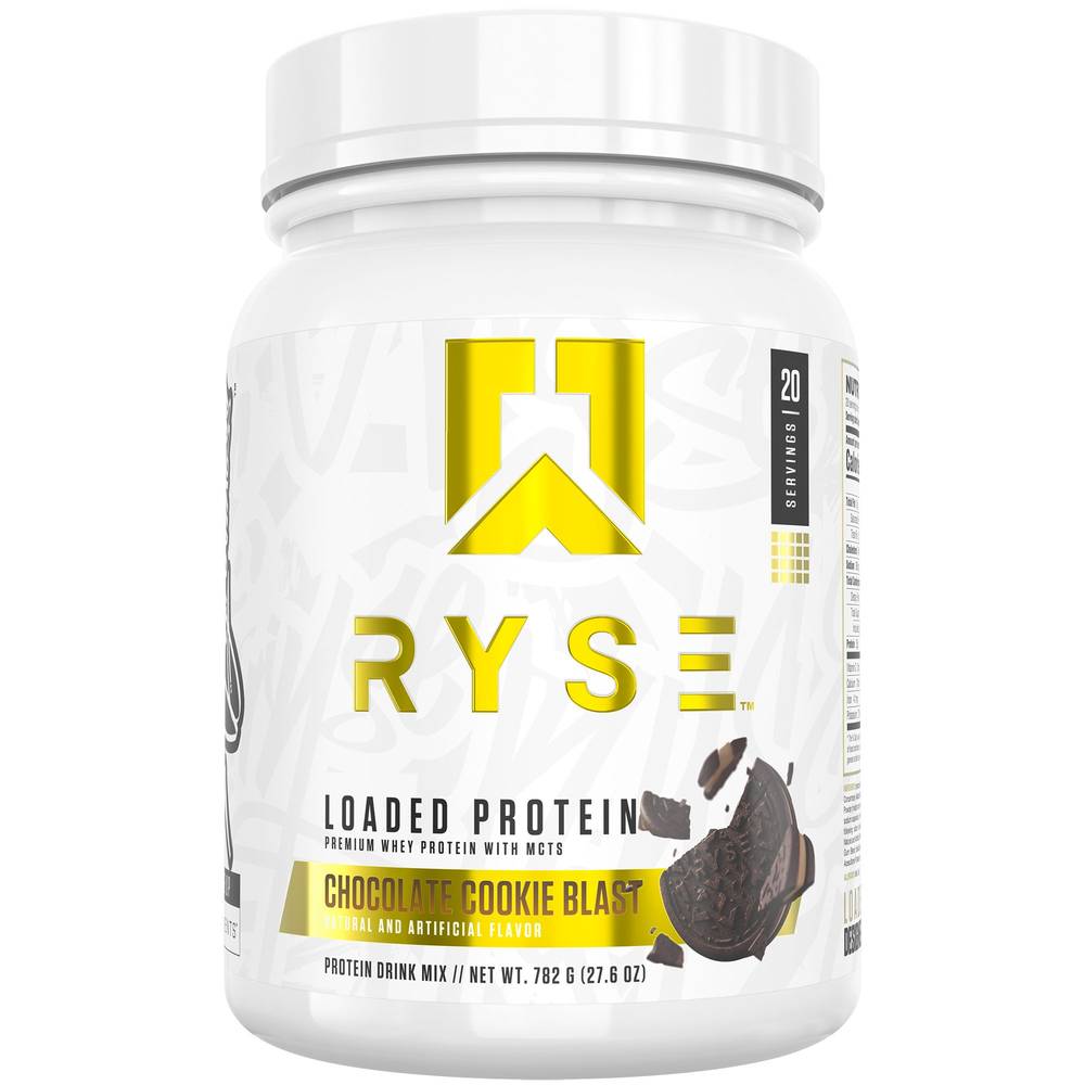 Ryse Loaded Protein Powder, Chocolate Cookie (27.6 oz)