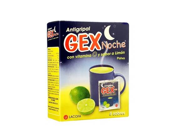 Gex antigripal noche con vitamina c (5 un)