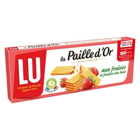Pailles d’or fraises