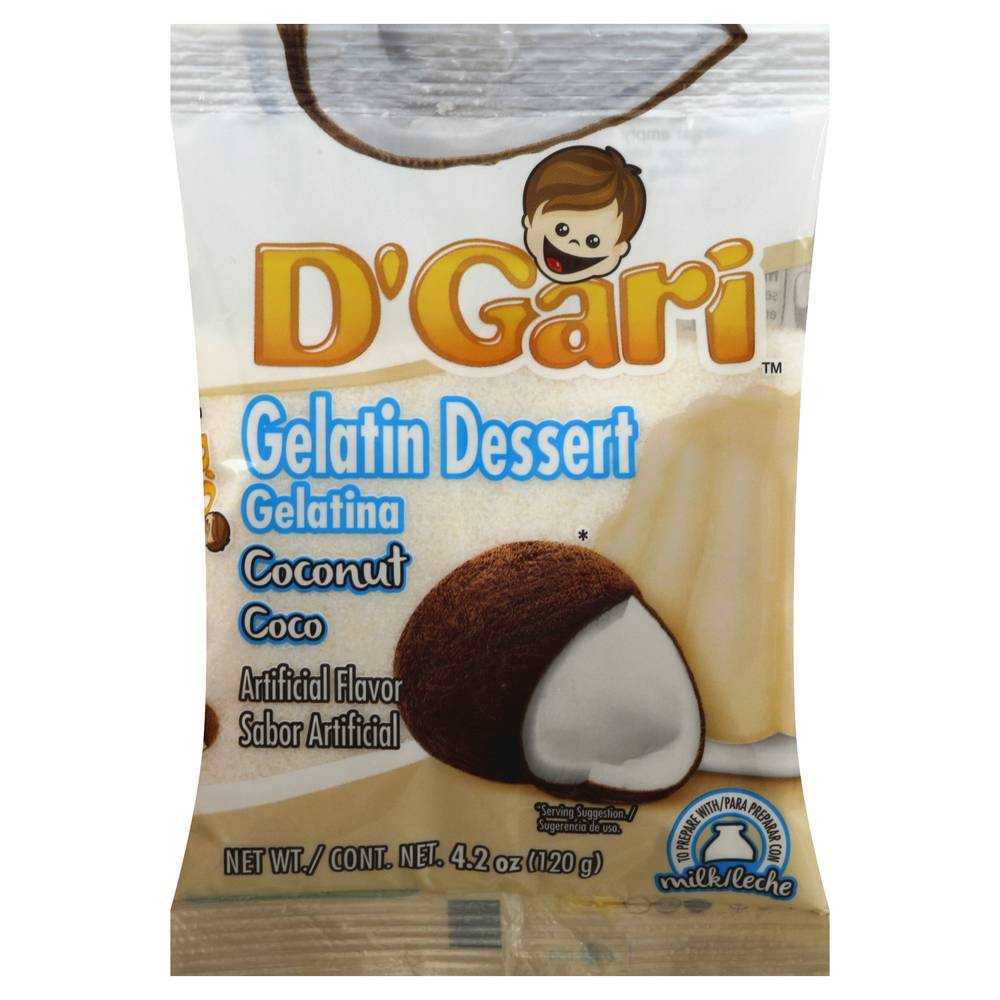 D'Gari Coconut Coco Gelatin Dessert (4.2 oz)