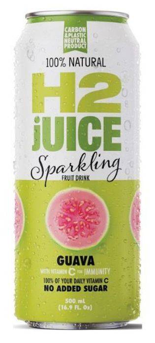 H2 Juice Sparkling Pink Guava 500ml