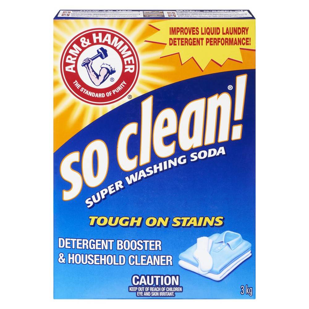 Arm & Hammer Detergent Booster, Super Washing Soda (3 kg)