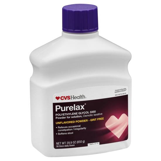 Cvs Health Purelax Constipation Relief Unflavored Powder